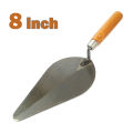8inch Carbon Steel Pointed Putty Knife Trowel Wood Handle Paint Scraper Putty Construction Tools Spatula Cleaner Scraping Cutter. 