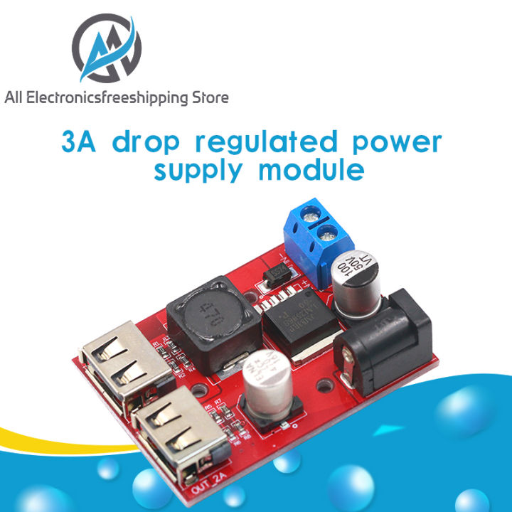 thumbnail image 2 of DC-DC Step Down Power Module – 9V/12V/24V To 5V USB (2A / 3A) – Vehicle Charger 2 of 4