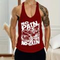 Running Vest Men's Summer Sleeveless Tank Top with Hip Hop Letter Print Soft Stretchy Gym Vest for Casual Fitness Sweat Absorption U Neck Summer Training Top. 
