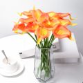 10Pcs Artificial Real Touch PU Calla Lily Wedding Festival Bridal Bouquet Flowers DIY Home Decor. 