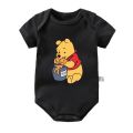Winnie The Pooh Disney Bear Baby Bodysuit Newborn Short Sleeve Romper Toddler Boys Girls Jumpsuit Clothes Body Ropa Baby OnesiesBasketball. 