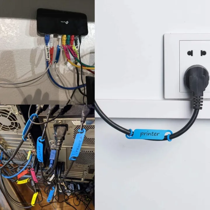 80Pcs%20Cable%20Labels%20Tags%20for%20Marking%20Wires%20Multicolored%20Cable%20Management%20Labels%20Clip%20Cord%20Cable%20Identification%20Marking%20-%20Image%204