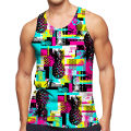 3D Fantasy Abstract Graffiti Figure Tank Top Gym Clothing Men Summer Streetwear Basketball Vest Quick Drying Sleeveless y2k Tops. 