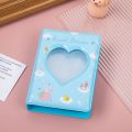 Cute Bear Photo Album 3 Inch Love Heart Hollow Picture Storage Case Kpop Card Binder Name Card Book Photocard Holder 40 Pockets. 