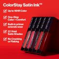 REVLON Colorstay Satin INK, Comfortable, Longwear Rich 16-Hour Liquid lip Color, Formulated with Black Currant Seed Oil & Vitamin E, Fire & Ice - (015)(From india). 