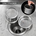 Kitchen and Bathroom Sink Strainer Stainless Steel Sink Drains Strainer Sink Basket Strainer Replacement for Standard Drains  Drain Out Water for Food Residue. 