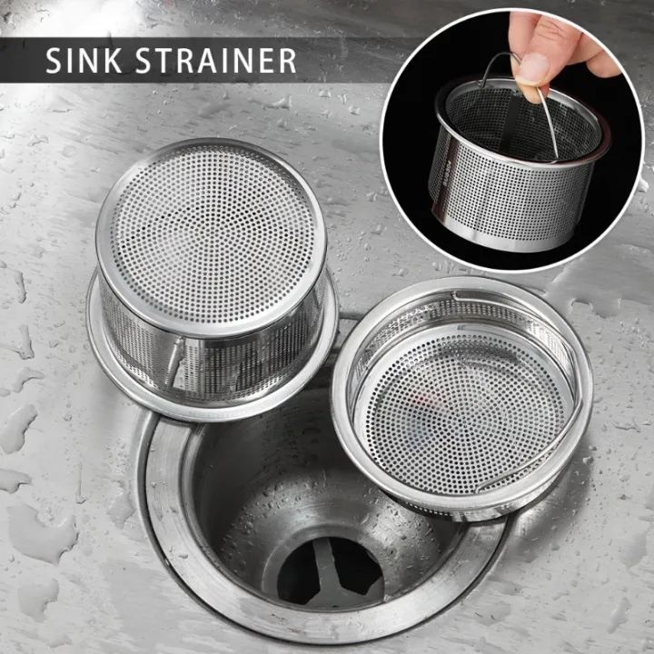 Kitchen%20and%20Bathroom%20Sink%20Strainer%20Stainless%20Steel%20Sink%20Drains%20Strainer%20Sink%20Basket%20Strainer%20Replacement%20for%20Standard%20Drains%20%20Drain%20Out%20Water%20for%20Food%20Residue%20-%20Image%202