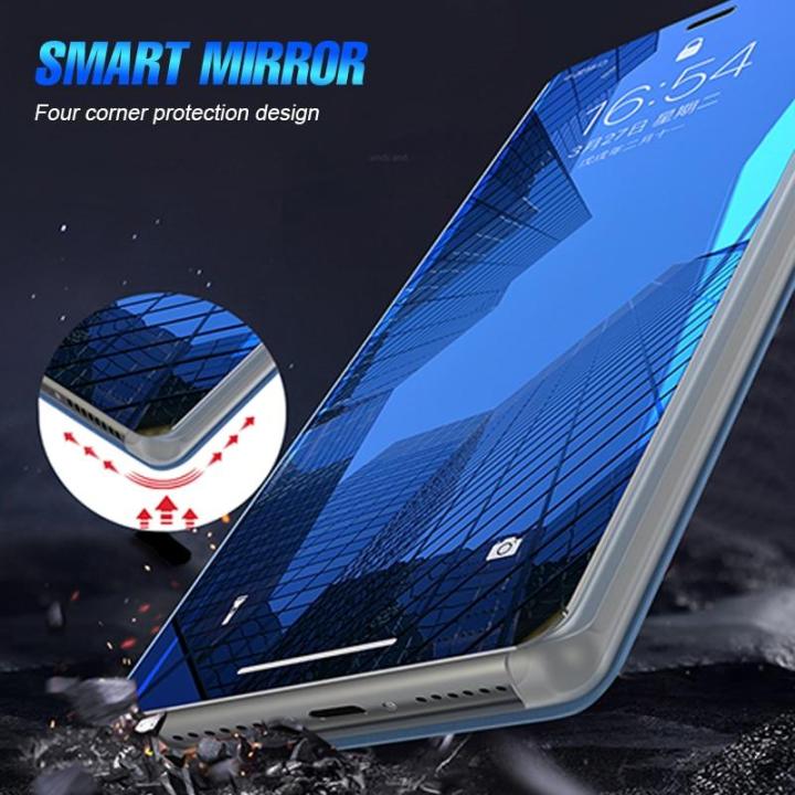 Smart%20Mirror%20Flip%20Phone%20Case%20For%20Huawei%20Mate%209%20Pro%20View%20PU%20Leather%20Stand%20Protective%20Cover%20-%20Image%203