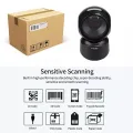 2D Desktop Barcode Scanner USB Wired Barcode Reader for POS YHD-9300D. 