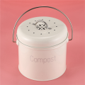2X Compost Bin 3L - Stainless Steel Kitchen Compost Bin - Kitchen Composter for Food Waste - Coal Filter. 