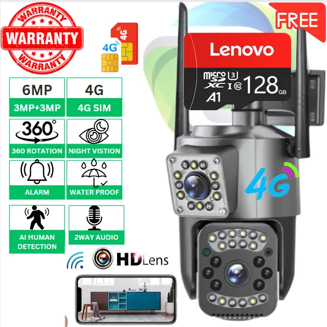 FREE%20SD%20SC03%20Dual%206MP%20%7C%204G%20Sim%20HD%20Wireless%20Dual%20lens%20CCTV%20Camera%20360%20view%20with%20HD%20Infrared%20Night%20Vision%20Indoor/Outdoor%20-%20Image%202