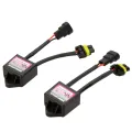 2Pcs Xenon HID Decoder Kits HID Light Lamp Relay Capacitor Error Warning Canceller Anti-flicker. 