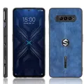 (Stock available) For Xiaomi Black Shark 4 / Black Shark 4 Pro Shockproof Sewing Cow Pattern Skin PC + PU + TPU Case(Red). 