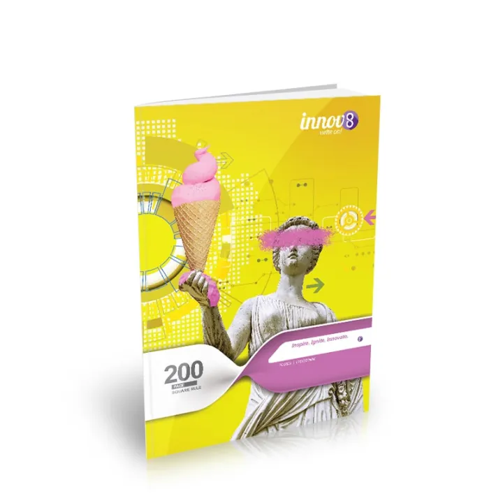 Atlas B5 Innovate Square Rule Exercise Book 200 Pages