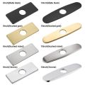Stainless Steel Sink Base Decorative Panel Faucet Plate Hole Cover Faucet Deck Plate Tap Cover Deck Plate Bathroom Faucet Escutcheon Plate. 
