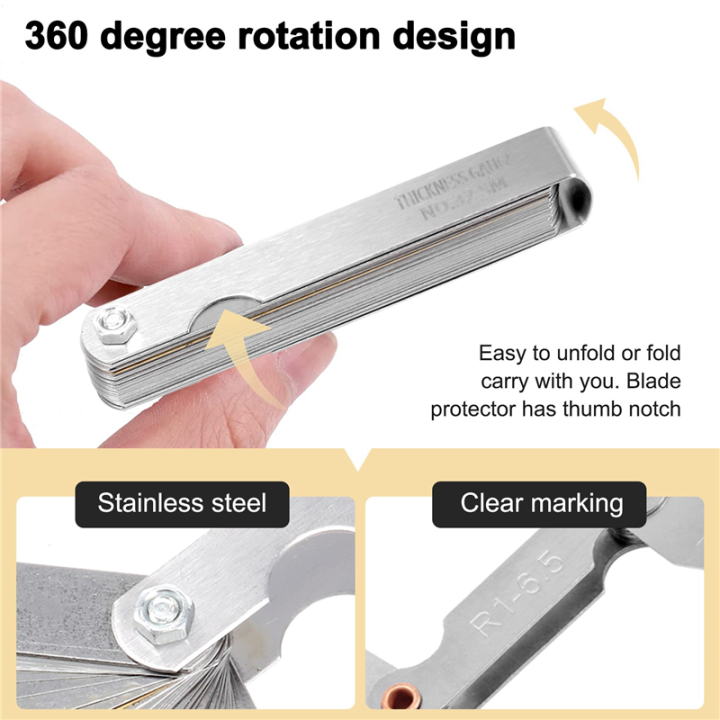 6%20Pcs%20Radius%20Gauge%20with%20Feeler%20Gauge%20Set%20Arc%20&%20Space%20Measure%20Tool%20-%20Image%205