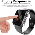 45mm Glass + Cover For Apple Watch case 7/8 iWatch bumper Tempered Glass Screen Protector for apple watch. 