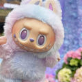 Original POP MART LABUBU V3 Macaron Vinyl Character Blind Box (Key Chain/Plush Toy) - Plush Figure. 