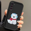 Sroof Case For Infinix Hot 60 Pro Infinix Hot 60 Pro + New Angel Eye Matte Shockproof DIY Stickers for Puppies phone case back cover. 