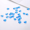 【LuxeGlow】100PCS/SET Colorful Heart Shape Acrylic Crystal Diamond Irregular Stone 10mm Chessman Game Pieces For Board Game Accessories. 