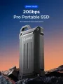 ORICO Mini Portable SSD 20Gbps External Solid State Drive USB3.2 Gen2 2TB 1TB Type- C PSSD for Outdoor Workers Photographer. 