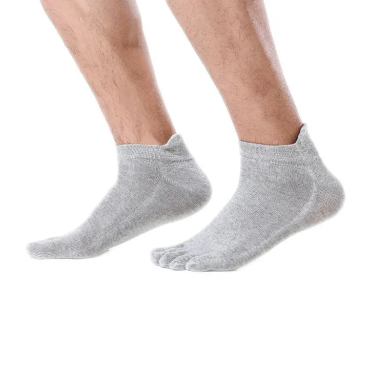 Men%20Toe%20Socks%20Cotton%20Breathable%20Five%20Five%20Finger%20Split-toed%20Socks%20For%20Yoga%20Running%20Pilates%20Exercises%20-%20Image%204