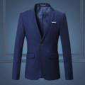 【BestGO】Men's Jacket Slim Wedding Suit Coat Mens Business Casual Blazers Tops 5XL 6XL Free Gift Brooch. 