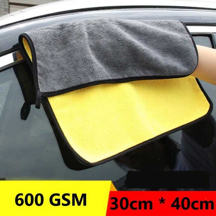 Microfiber%20Car%20Wash%20Cloth%20Super%20Absorbent%20Cleaning%20Towel%20600GSM%20For%20Car's%20And%20Bike%20-%20Image%203