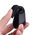 4 Pack Door Stop Wedges, Rubber Non-Scratching Door Stoppers for Home and Office (Black). 