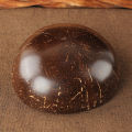 Natural Leaf Pattern Coconut Shell Eco-Friendly Candy Storage Bowl Container Coconut Bowls Home Decoration. 