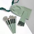 13 Pieces Makeup Brush Set Eye Shadow Foundation Women Cosmetic Brush Beauty Soft Makeup Tools With Bag. 