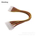Wenefang ATX 24 Pin Male To 24P Female PSU Power Supply Extension Cable PC Case Internal PSU Power Cable Lead Connector Wire 29cm. 