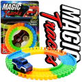 Magic Track truck city fun track For Kids Racing Cart and Track Variety Tracker toy 56 Pieces, 85 cm. 