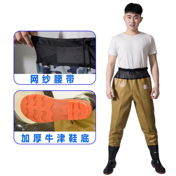 Thickened%20Half-Body%20Wader%20Waterproof%20Clothes%20Rain%20Pants%20Men's%20Fishing%20One-Piece%20Full%20Body%20Fishing%20Leather%20Water%20Fork%20Pants%20Water%20Pants%20Rain%20Boots%20-%20Image%206