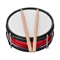 10/ 12 inch Snare Drum Side drum with Drum Stick Pair, Belt 10'' 12'' Snare Drum with Drumsticks and strap Head Drumstick Shoulder Strap Drum Mousse Student Band Key for Percussion Instrument Kids Drum. 