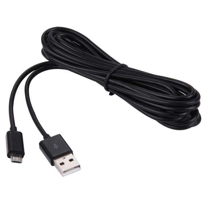 (New)%203m%20Micro%20USB%20Port%20USB%20Data%20Cable(Black)%20-%20Image%202