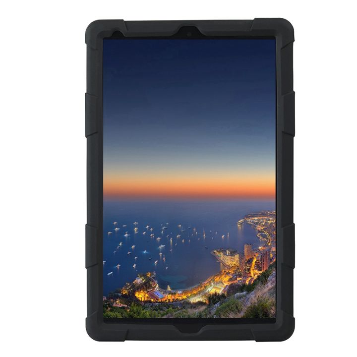 10.1%20Inch%20Tablet%20Case%20Silicone%20Case%20Tablet%20Stand%20Universal%20Tablet%20Case%20Adjustable%20Stand%20with%20Capacitive%20Pen%20-%20Image%204