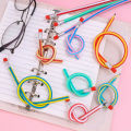 1/5Pcs Colorful Magic Bendy Flexible Soft Pencil With Eraser Stationery Kids Student Colored School Office Supply Creative Novelty. 