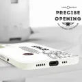 Hontinga for iPhone 7 Plus / 8 Plus Case Side Design Cool Astronaut Back View Letters Back Cover Soft Square Edge Pattern Liquid Silicone Trend Phone Cases. 