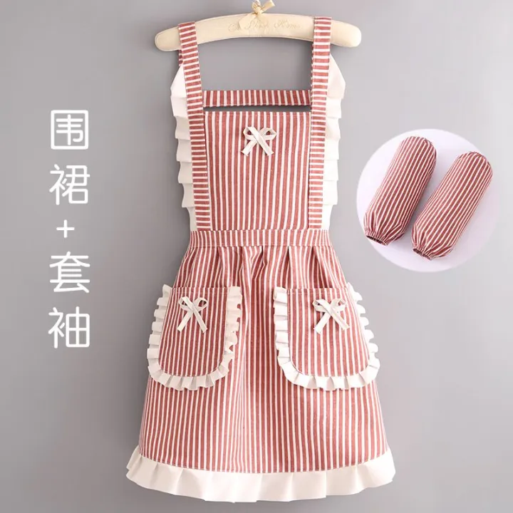 %E3%80%90HOT%E3%80%91%20Korean%20Version%20Cotton%20And%20Linen%20Apron%20For%20Women%20Cute%20Kitchen%20Home%20Cooking%20Breathable%20Apron%20Fashionable%20Work%20Clothes%20Chef%20Apron%20-%20Image%207