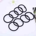 Black Autumn and Winter Thick 36820 Ring Rope Small Fresh Hair Base Rubber Band Ponytail Head Rope Hair Belt Tire Base Hair Rope. 