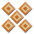 1 PC Wooden Placemats Dining Table Mats / Tea Cups and plates Table Decor / Wooden Coaster Mats / Insulation Wooden Pad Coaster / Kitchen Supplies Dining Table Mats. 