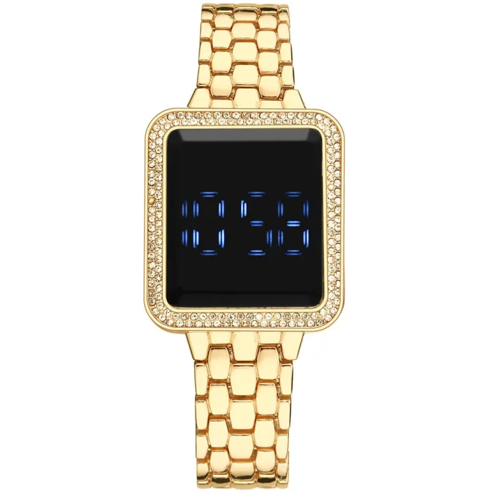 Hot%20Square%20Steel%20Band%20Diamond%20Touch%20Screen%20LED%20Electronic%20Watch%20Women's%20Stylish%20and%20Versatile%20Electronic%20Watch%20-%20Image%202