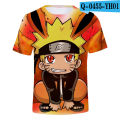 Boys Girls Cartoon Naruto T-Shirts Kids Print 3D T Shirt for Boys Children Summer Short Sleeve Oversized T-Shirt Tops Clothing. 