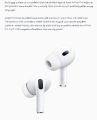 Airpods Pro 2nd Generation Wireless Earbuds with Touch Control, Wireless Charging Case, and Find My Device Feature for iOS and Android. 
