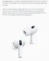 Airpods Pro 2nd Generation Wireless Earbuds with Touch Control, Wireless Charging Case, and Find My Device Feature for iOS and Android. 