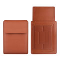 EverToner Stand Cover Soft PU Leather Laptop Sleeve For Macbook Air Pro 13.3 14.1 15.4 inch Laptop Bag Notebook Tablet Case For Xiaomi DELL. 