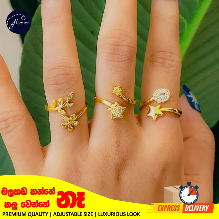 Glamon%20Rings%20For%20Girls%20Gold%20Jewellery%20Stone%20Heart%20Star%20Flower%20Shape%20Ring%20Size%20Adjustable%20Girls%20Rings%20Gift%20For%20Girls%20Friend%20Women%20Ring%20-%20Image%206