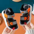 Boys sandals2023New Summer Trendy Men's Sandals Middle, Small and Older Children Non-Slip Soft Bottom Korean Boys Beach Shoes. 