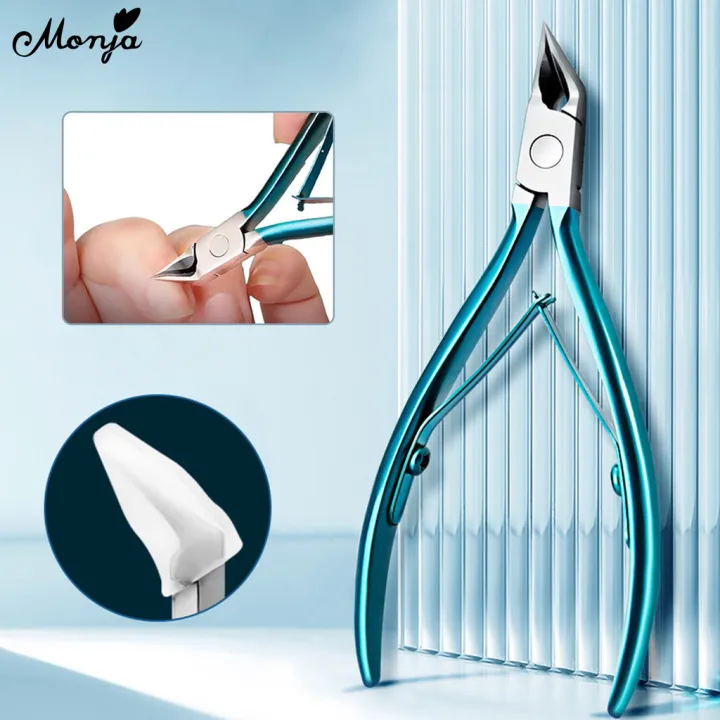 Monja Stainless Steel Professional Toe Nail Clipper Toenails Trimmer&Edge Cutter For Ingrown Thick Toenails Pedicure Tools